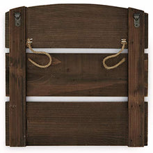 Load image into Gallery viewer, This is Our Happy Place Wall Hanging Sign with Flip-Down Shelf