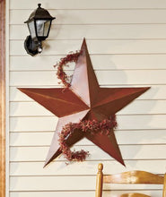 Load image into Gallery viewer, Rustic Dimensional Barn Star - 36" Country Farmhouse Home Decoration