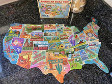 Load image into Gallery viewer, Games American Road Trip 1000 Piece Jigsaw Puzzle in The Shape of The USA – 31 inches Long – Cool Wall Art